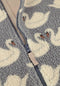 Konges Sløjd Jody Teddy Jacket/Jas met fleece - Swan - Maat 4 jaar