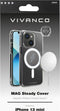Vivanco Mag Steady - Backcover iPhone 13 Mini - Krasbestendig - Wit