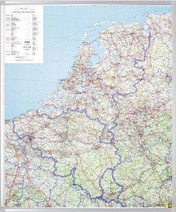 Legamaster PROFESSIONAL landkaart Benelux 105x88cm
