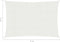 vidaXL - Zonnezeil - 160 - g/m² - 2x5 - m - HDPE - wit