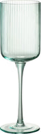 J-Line wijnglas Ralp - glas - groen - 6 stuks