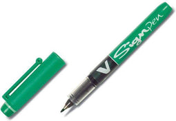 Boligrafo de tinta líquida Pilot V Sign Groen 0,6 mm (12 Stuks)
