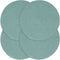 vidaXL - Placemats - 4 - st - rond - 38 - cm - katoen - effen - donkergrijs