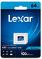 Lexar High Performance 633X - microSDXC 64GB - C10 A1 V30 U3 - blauw