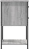 vidaXL - Nachtkastjes - 2 - st - 32x42x70 - cm - bewerkt - hout - grijs - sonoma - eiken