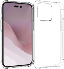 iMoshion Hoesje Geschikt voor iPhone 14 Pro Hoesje Siliconen - iMoshion Shockproof Case - Transparant
