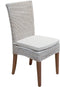 SVJ Eetkamerstoel Vierkant - 60 x 48 x 98 cm - Rotan - Wit
