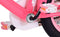 Volare Ashley Kinderfiets - Meisjesfiets - 14 inch - Donkerroze/Wit