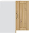 vidaXL - Keukenwandhoekkast - Lucca - bewerkt - hout - artisanaal - eikenkleur