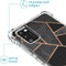 iMoshion Hoesje Geschikt voor Samsung Galaxy A41 Hoesje Met Koord - iMoshion Design Hoesje met Koord - Zwart / Meerkleurig / Goud / Black Graphic
