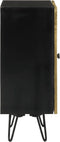 vidaXL - Dressoir - 55x30x75 - cm - massief - mangohout