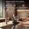 Safecourt Kitchen Slow Juicer - krachtige motor - RVS pre-cutter & cold-press technologie - zwart