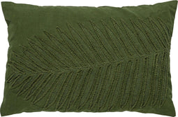 Dutch Decor LENNY - Sierkussen van katoen 40x60 cm Chive - groen - Inclusief binnenkussen