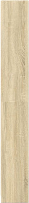 vidaXL - Boekenkast - 40x24x176 - cm - bewerkt - hout - sonoma - eikenkleurig