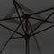 vidaXL - Parasol - met - metalen - paal - 300x200 - cm - antraciet