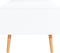 vidaXL - Salontafel - 100x49,5x43 - cm - bewerkt - hout - wit