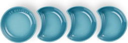 LE CREUSET - Aardewerk - Set/4 sausschaaltjes 9cm Carib Blue