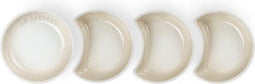 LE CREUSET - Aardewerk - Set/4 sausschaaltjes 9cm Meringue