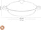 Le Creuset Braadpan Campagnard Signature Azure - ø 30 cm / 3.5 Liter