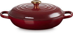 Le Creuset Braadpan Signature - Campagnard - Garnet - 30 cm / 3.5 liter