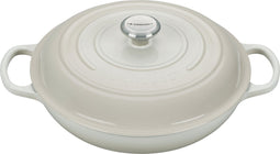 Le Creuset Braadpan Signature - Campagnard - Meringue - ø 30 cm / 3.5 liter