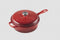Le Creuset - Gietijzeren - Braadpan - 26 cm - Kersenrood
