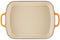 Le Creuset Gietijzeren Braadslede 40 x 30 cm Oranjerood