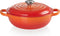 Le Creuset gietijzeren marmite - 22 cm / 2.2 liter - oranjerood