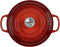 Le Creuset - Gietijzeren Ronde braadpan - 2,4 L- Ø 20 cm - Kersenrood