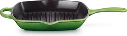 Le Creuset - gietijzeren vierkante grillpan - 26cm - Bamboo Groen