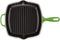 Le Creuset - gietijzeren vierkante grillpan - 26cm - Bamboo Groen