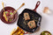 Le Creuset Grillpan Signature - Garnet - 26 x 26 cm - geëmailleerde anti-aanbaklaag