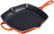Le Creuset Grillpan Signature - Oranjerood - 26 x 26 cm - geëmailleerde anti-aanbaklaag
