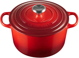 Le Creuset Hoge braad-/ stoofpan 6,3L - 26cm Kersenrood