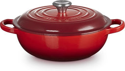 Le Creuset Koreaanse Marmite braadpan 22 cm kersenrood
