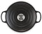 Le Creuset Lage Braadpan / Risottopan Signature Mat Zwart ø 24 cm / 3.1 Liter
