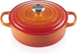 Le Creuset Lage Braadpan / Risottopan Signature Oranjerood -ø 24 cm / 3.1 Liter