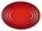 Le Creuset Lepelhouder - Ovaal - Kersenrood
