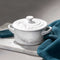 Le Creuset - Mini-Cocotte - Aardewerk - Signature - Marmer Wit - 0.25L - 10cm