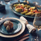Le Creuset Ontbijtbord - Deap Teal - ø 22 cm