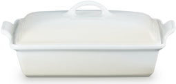 Le Creuset - Ovenschaal Met Deksel - 33 x 22.5 x 8 cm - Meringue