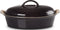 Le Creuset - Ovenschaal - Ovaal - met Deksel in - Aardewerk - Ebbenzwart