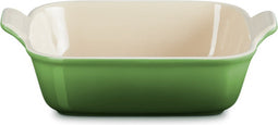 Le Creuset Ovenschaal vierkant 23cm Bamboo groen