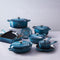 Le Creuset Serveerpannetje / Mini Braadpan - Signature - Deep Teal - ø 10 cm / 250 ml