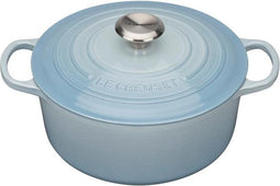 Le Creuset - Signature braadpan 24cm coastal blue