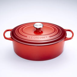 Le Creuset Signature Braadpan - 8,9 liter - 35 cm - Kersenrood