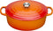 Le Creuset Signature ovale braad-/stoofpan 35 cm - oranjerood