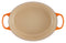 Le Creuset Signature ovale braad-/stoofpan 35 cm - oranjerood