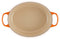 Le Creuset Signature ovale braad-/stoofpan 35 cm - oranjerood