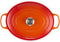 Le Creuset Signature ovale braadpan Ø 33cm, Oranjerood